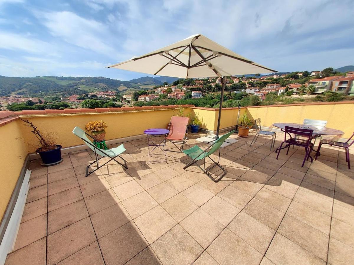 Rocade De Collioure Appt T4 Avec Grande Terrasse Et Garage Apartman Kültér fotó