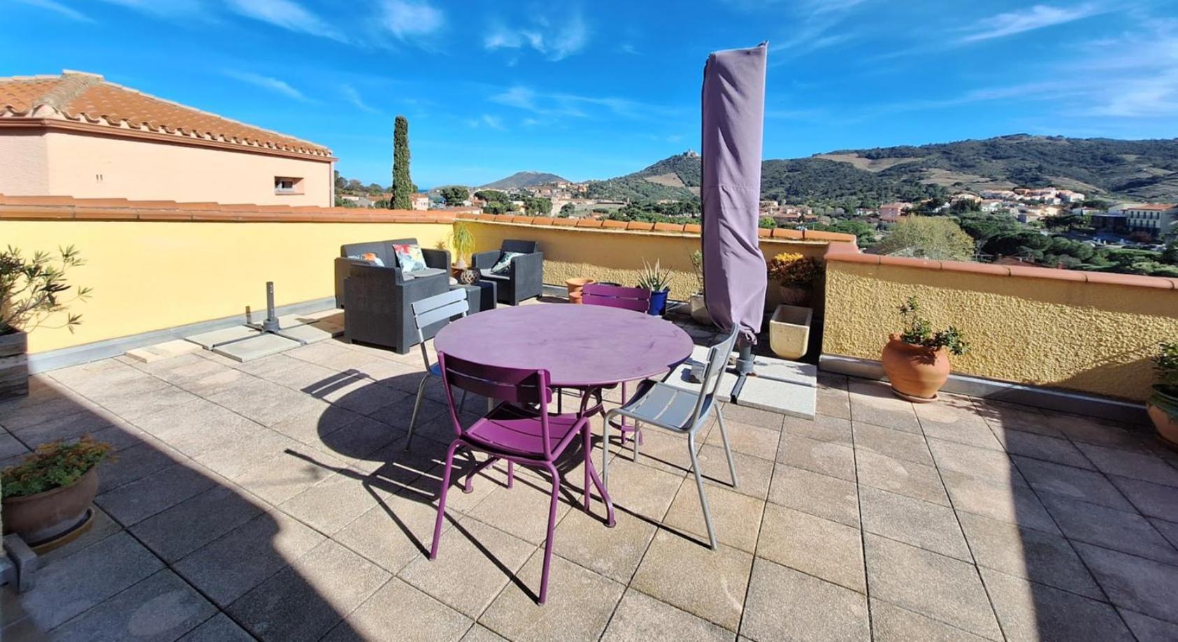 Rocade De Collioure Appt T4 Avec Grande Terrasse Et Garage Apartman Kültér fotó